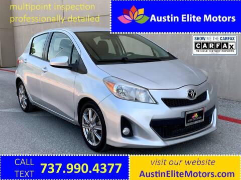 2014 Toyota Yaris for sale at Austin Elite Motors in Austin TX