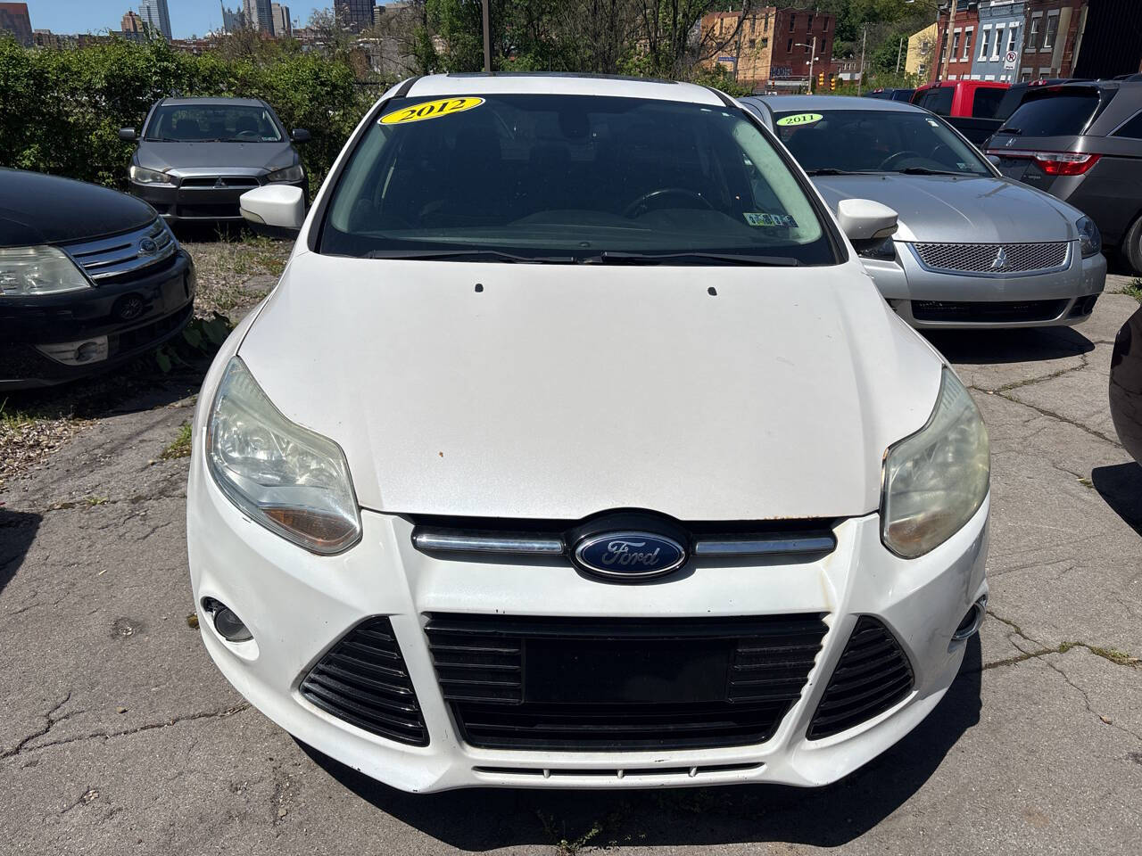 White 2012 Ford Focus SEL SEL 4dr Sedan 2