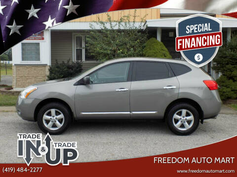 2012 Nissan Rogue for sale at Freedom Auto Mart in Bellevue OH