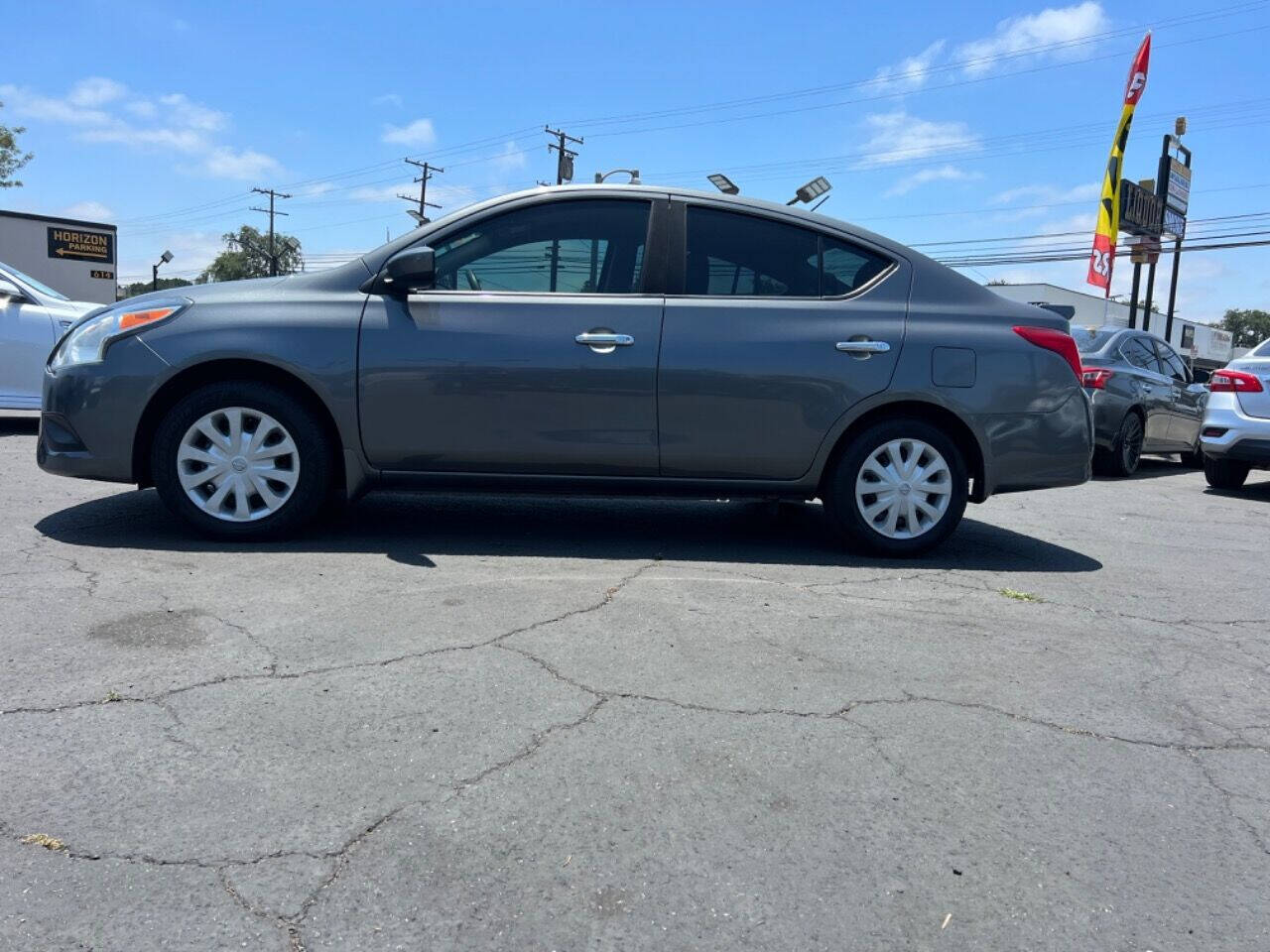 2016 Nissan Versa for sale at Skyline Motors in Fullerton, CA