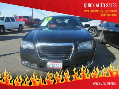 2013 Chrysler 300 for sale at Quick Auto Sales in Modesto CA