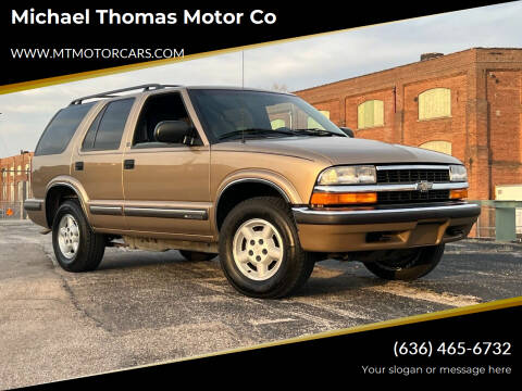 1999 Chevrolet Blazer for sale at Michael Thomas Motor Co in Saint Charles MO