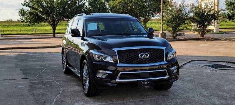 2015 Infiniti QX80 for sale at America's Auto Financial in Houston TX