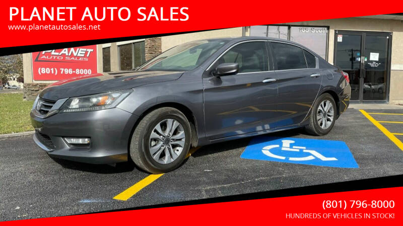 2014 Honda Accord for sale at PLANET AUTO SALES in Lindon UT