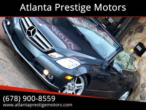 2011 Mercedes-Benz E-Class for sale at Atlanta Prestige Motors in Decatur GA