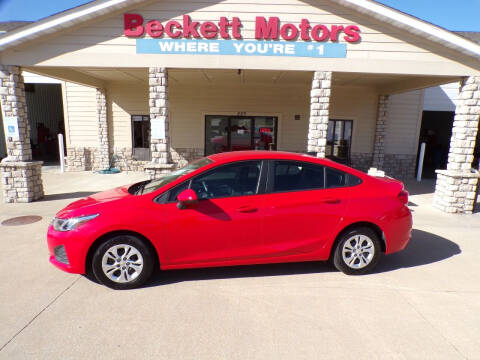 2019 Chevrolet Cruze for sale at Beckett Motors in Camdenton MO