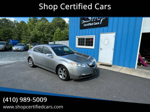 2010 Acura TL for sale at Shop Certified Cars in Easton MD