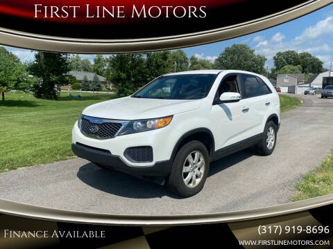 2012 Kia Sorento for sale at First Line Motors in Brownsburg IN