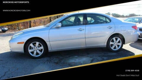 2006 Lexus ES 330 for sale at NORCROSS MOTORSPORTS in Norcross GA