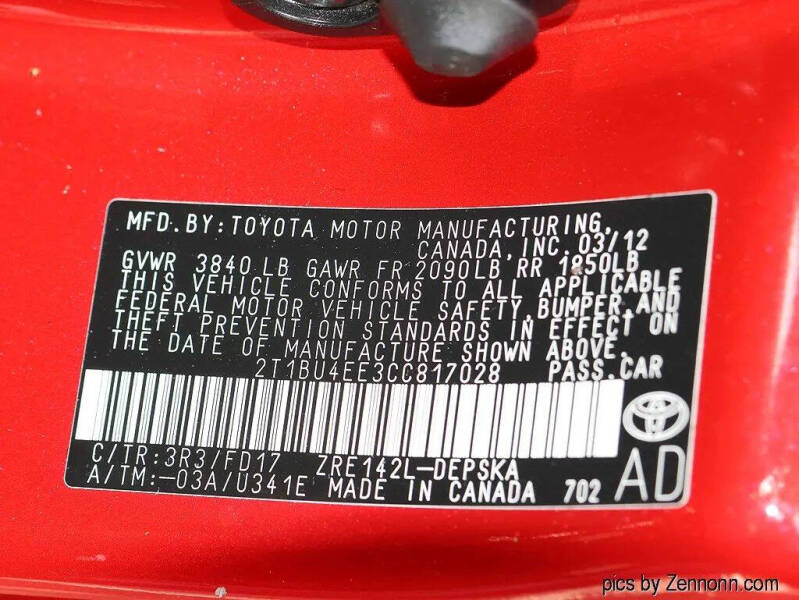 2012 Toyota Corolla