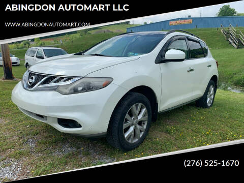 2011 Nissan Murano for sale at ABINGDON AUTOMART LLC in Abingdon VA