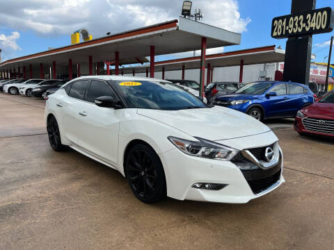 2017 Nissan Maxima for sale at Auto Selection of Houston in Houston TX