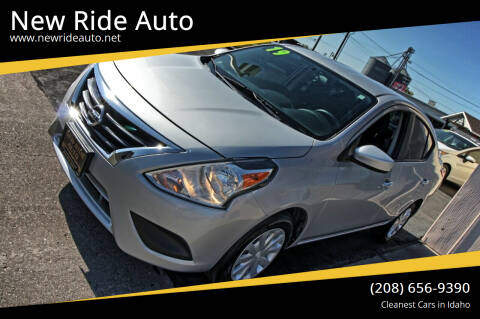 2019 Nissan Versa for sale at New Ride Auto in Rexburg ID
