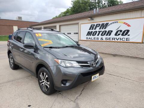 2013 Toyota RAV4 for sale at RPM Motor Company in Waterloo IA
