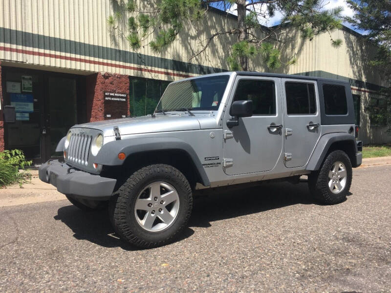 2010 Jeep Wrangler Unlimited for sale at Autoacqusa.com in Eden Prairie MN