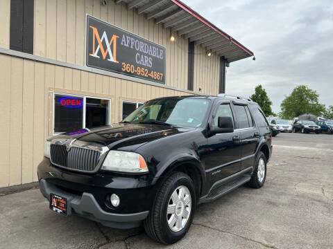 2003 Lincoln Aviator for sale at M & A Affordable Cars in Vancouver WA