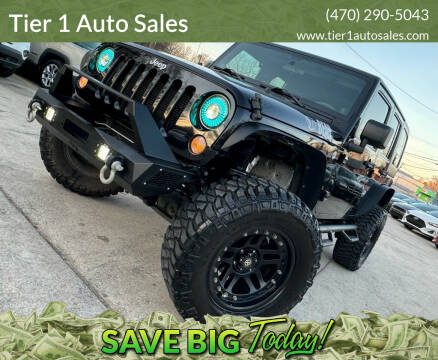 2014 Jeep Wrangler Unlimited for sale at Tier 1 Auto Sales in Gainesville GA