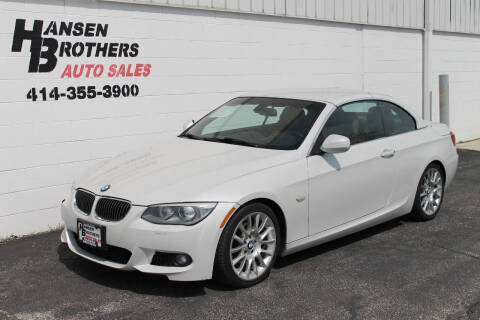 2013 BMW 3 Series for sale at HANSEN BROTHERS AUTO SALES in Milwaukee WI