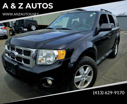 2011 Ford Escape for sale at A & Z AUTOS in Westfield MA