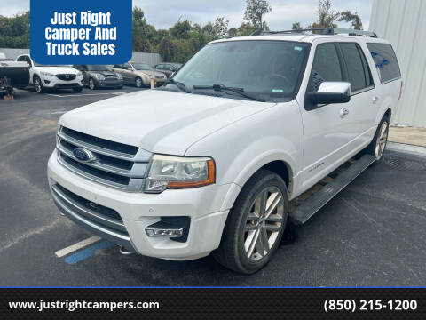 2015 Ford Expedition EL for sale at Just Right Camper And Truck Sales in Panama City FL