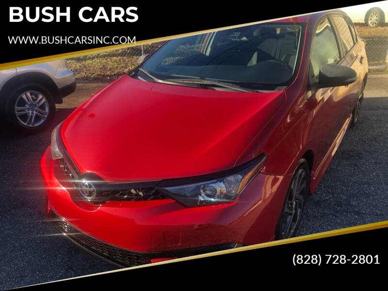 2018 Toyota Corolla iM for sale at BUSH CARS in Lenoir NC