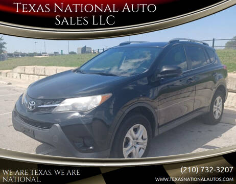 2015 Toyota RAV4 for sale at Texas National Auto Sales LLC in San Antonio TX