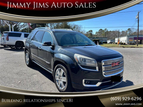 2015 GMC Acadia for sale at Jimmy Jims Auto Sales in Tabernacle NJ