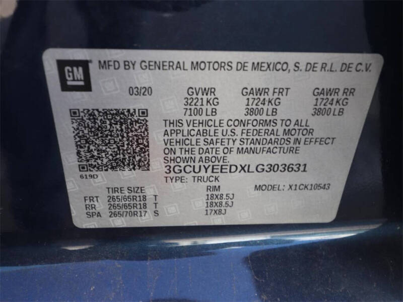 2020 Chevrolet Silverado 1500