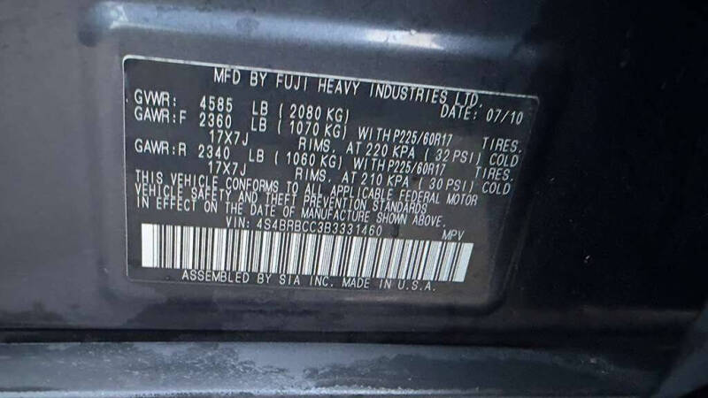 2011 Subaru Outback 2.5i Premium