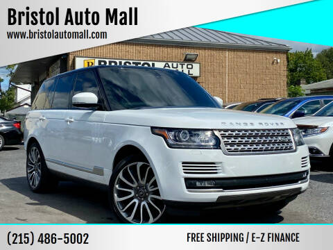 2016 Land Rover Range Rover for sale at Bristol Auto Mall in Levittown PA
