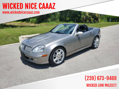 2004 Mercedes-Benz SLK for sale at WICKED NICE CAAAZ in Cape Coral FL