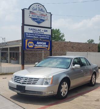 2007 Cadillac DTS for sale at East Dallas Automotive in Dallas TX