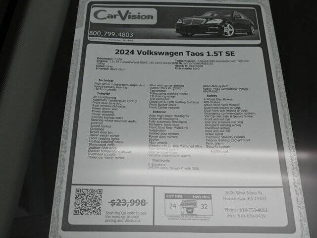 2024 Volkswagen Taos SE 4Motion