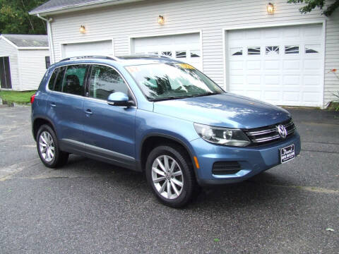 2017 Volkswagen Tiguan for sale at DUVAL AUTO SALES in Turner ME
