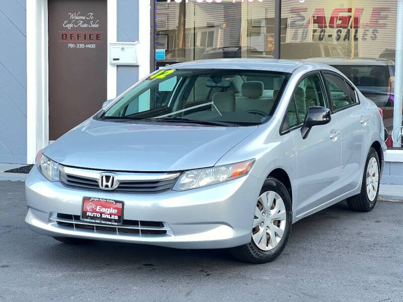 Used 2012 Honda Civic LX with VIN 2HGFB2F54CH300113 for sale in Holbrook, MA