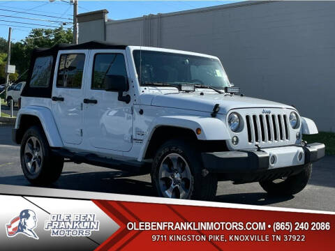 Jeep Wrangler Unlimited For Sale in Knoxville, TN - Ole Ben Franklin Motors  KNOXVILLE