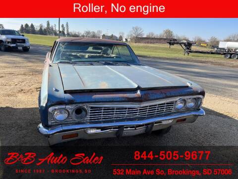 1966 Chevrolet Impala for sale at B & B Auto Sales in Brookings SD