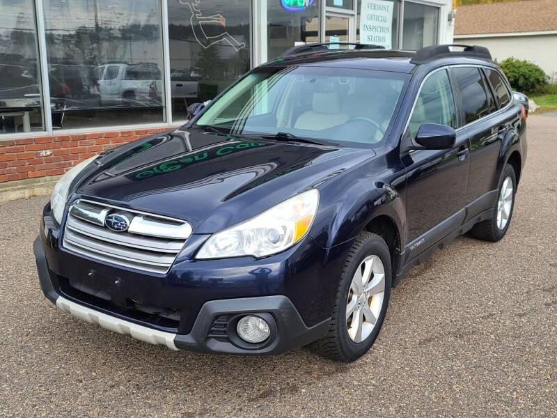 2014 Subaru Outback for sale at Green Cars Vermont in Montpelier VT