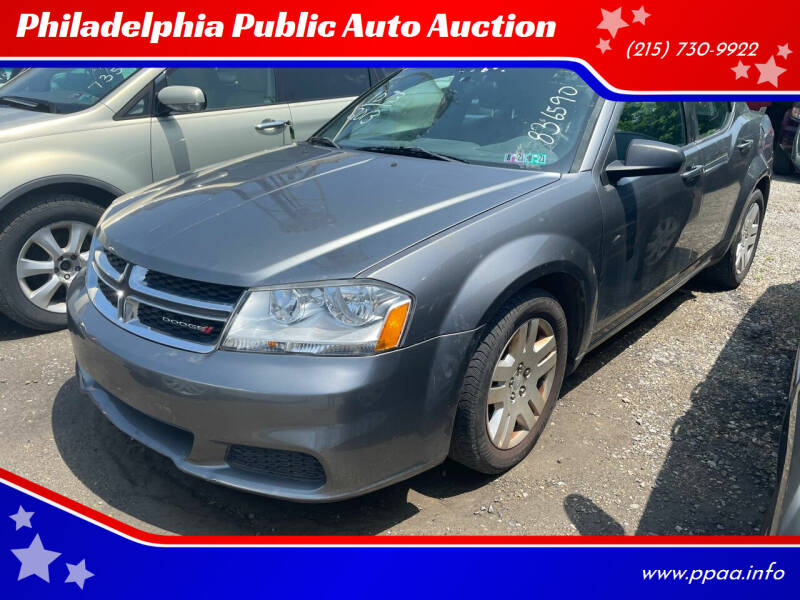 2013 Dodge Avenger for sale at Philadelphia Public Auto Auction in Philadelphia PA