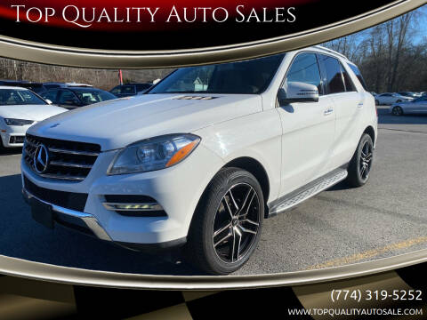 2014 Mercedes-Benz M-Class for sale at Top Quality Auto Sales in Westport MA