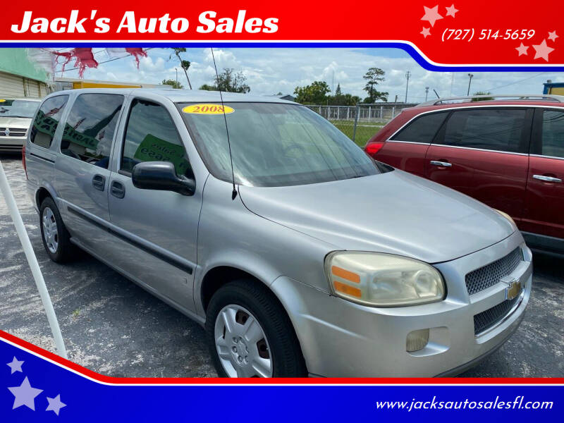 2008 Chevrolet Uplander for sale at Jack's Auto Sales in Port Richey FL