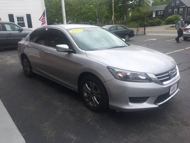 2015 Honda Accord for sale at 5 Corner Auto Sales Inc. in Brockton MA