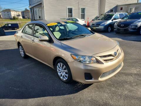2012 Toyota Corolla for sale at Fortier's Auto Sales & Svc in Fall River MA