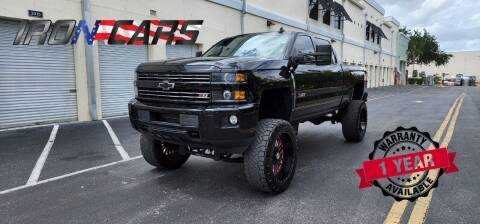 2018 Chevrolet Silverado 2500HD for sale at IRON CARS in Hollywood FL