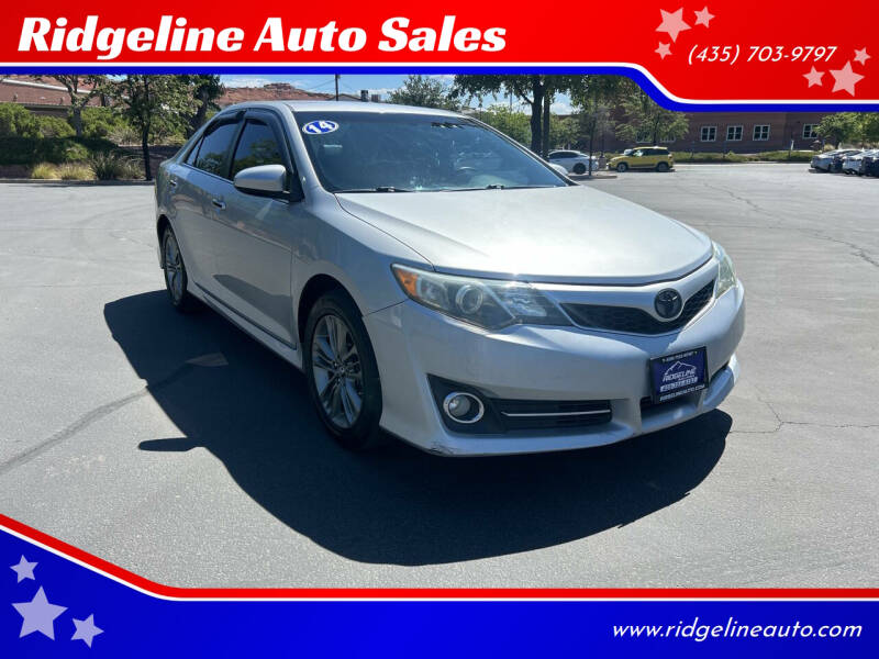 2014 Toyota Camry for sale at Ridgeline Auto Sales in Saint George UT