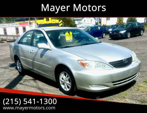 2004 Toyota Camry for sale at Mayer Motors in Pennsburg PA
