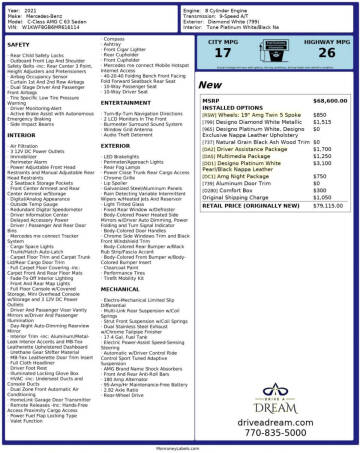 2021 Mercedes-Benz C-Class AMG C 63