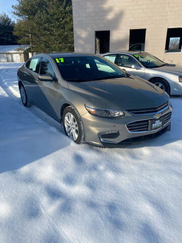 2017 Chevrolet Malibu for sale at TWO BROTHERS AUTO SALES LLC in Nelson WI