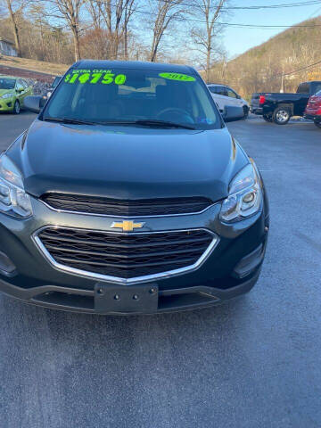 2017 Chevrolet Equinox for sale at Route 28 Auto Sales in Ridgeley WV