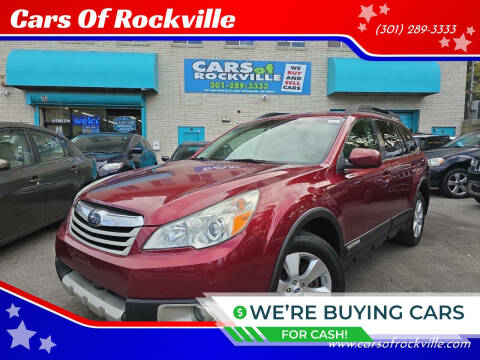 2011 Subaru Outback for sale at Cars Of Rockville in Rockville MD